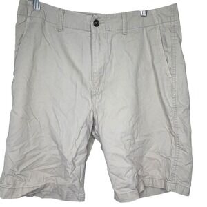 Old Navy Mens 36 Beige Shorts Casual Lightweight Chino Cotton Blend‎